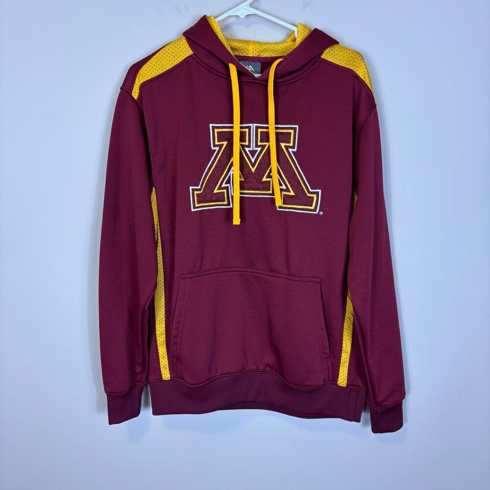 Minnesota Golden Gophers Maroon Hooded Pullover‎ Sweatshirt Medium